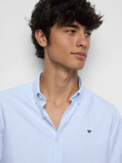Best Silbon Camisa sport oxford regular fit raya Celeste