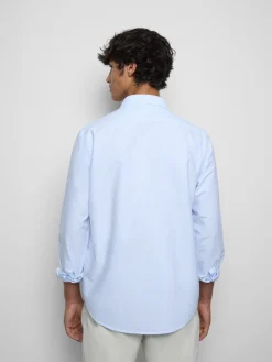 Best Silbon Camisa sport oxford regular fit raya Celeste