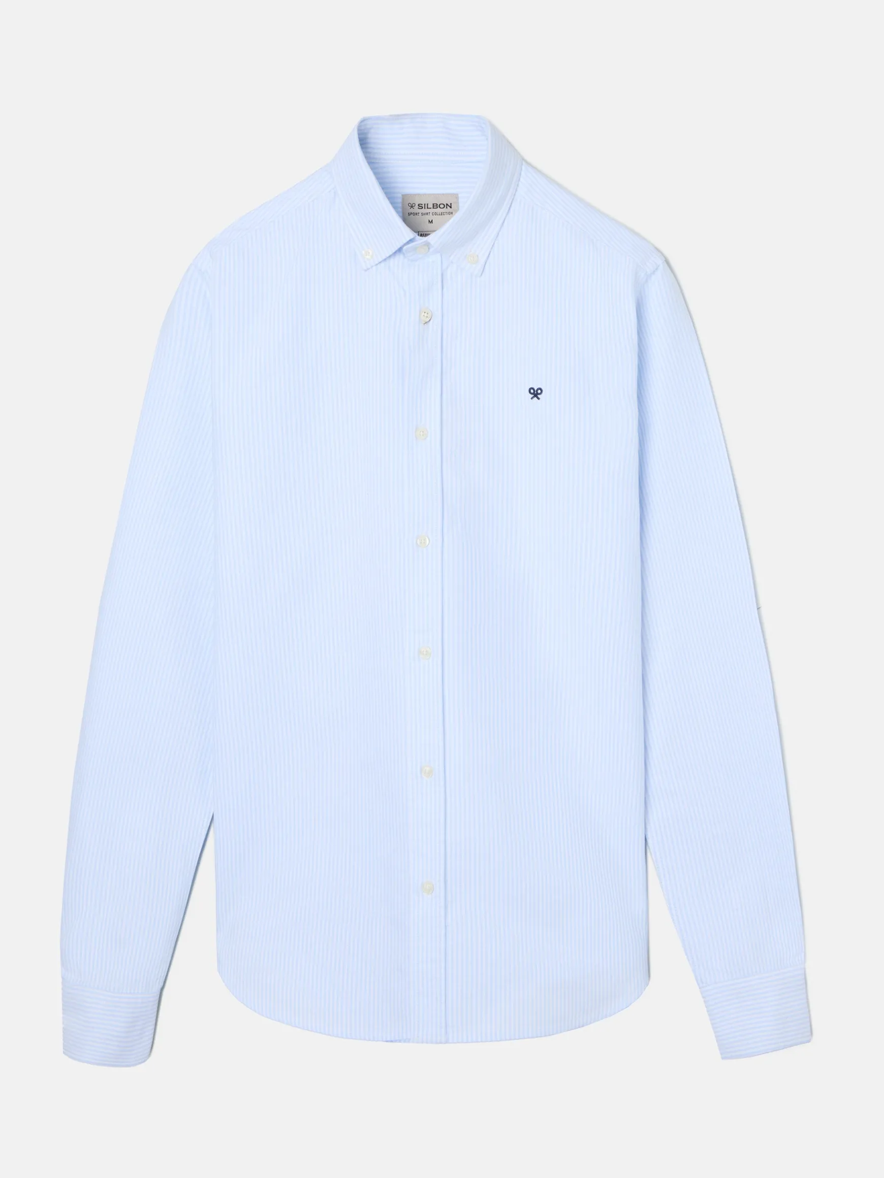 Best Silbon Camisa sport oxford regular fit raya Celeste