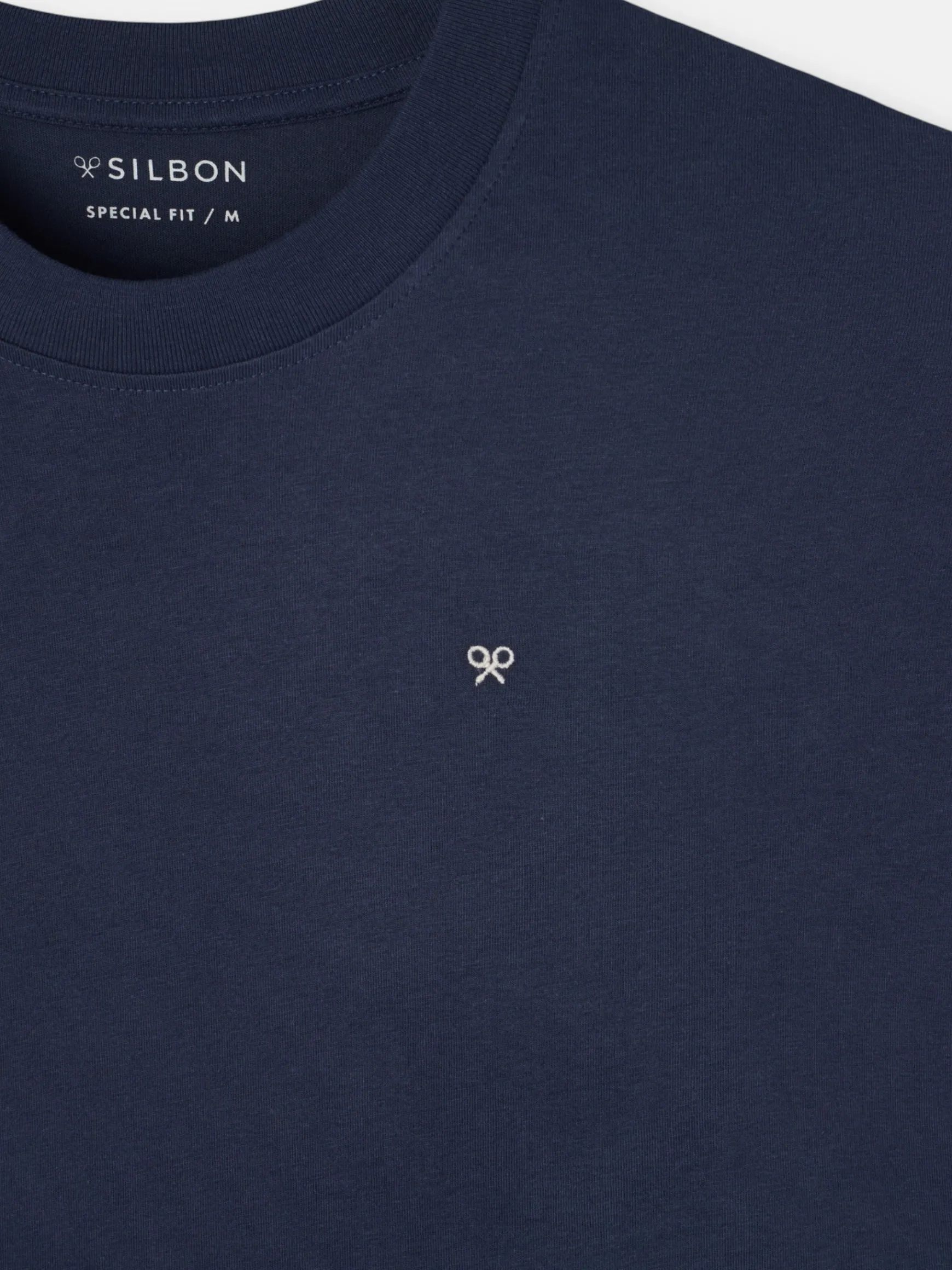 Best Silbon Camiseta clasica special fit minilogo azul marino Azul marino