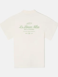 Clearance Silbon Camiseta la maison Crema