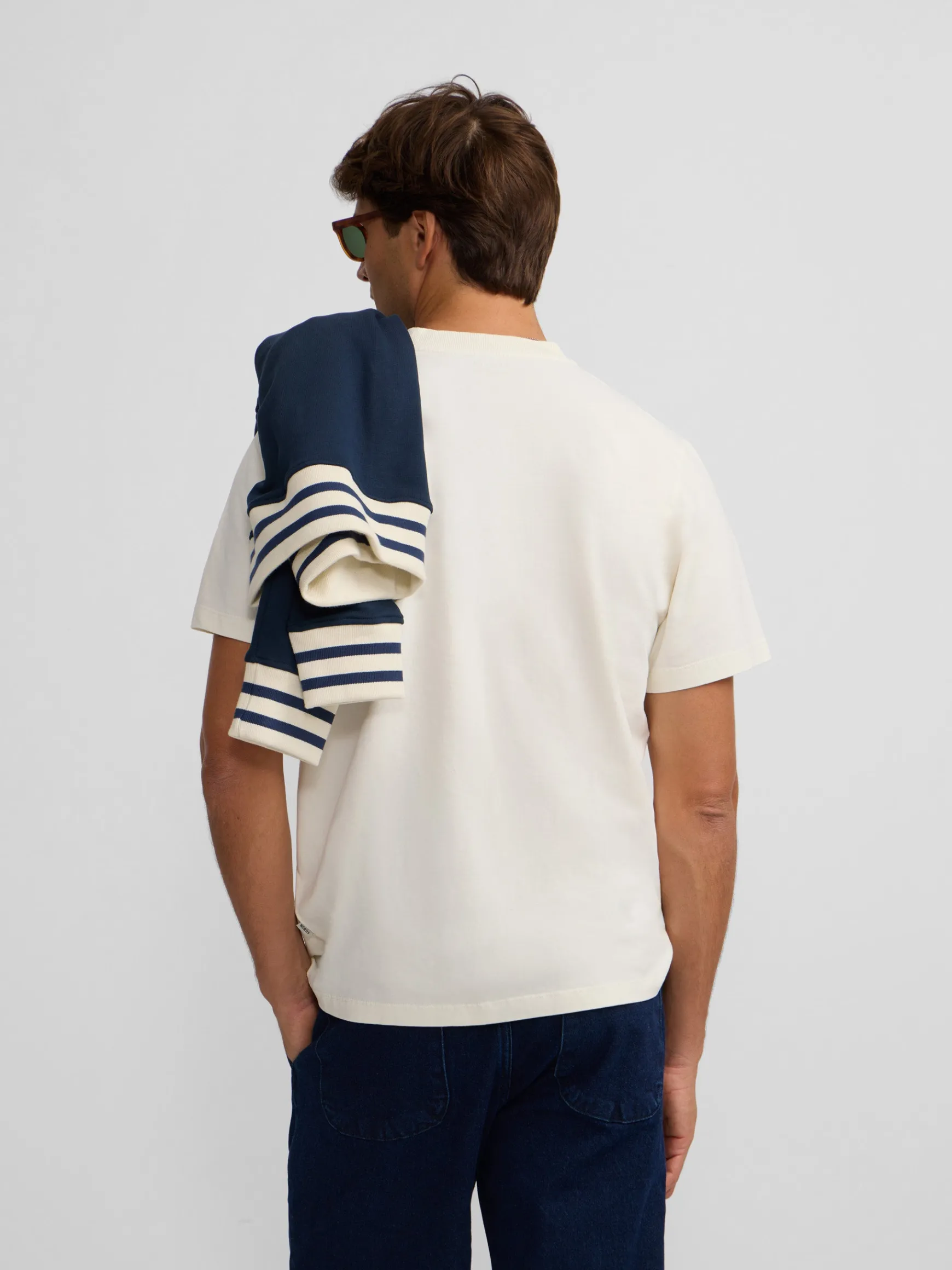 Clearance Silbon Camiseta flock Crema