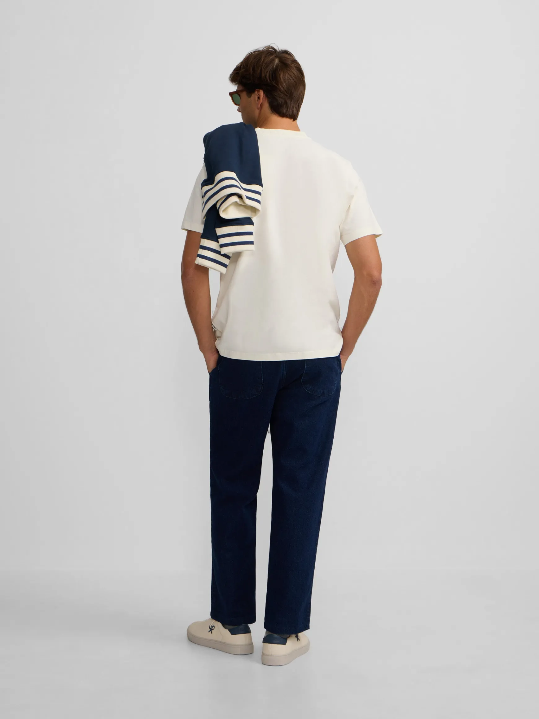 Clearance Silbon Camiseta flock Crema