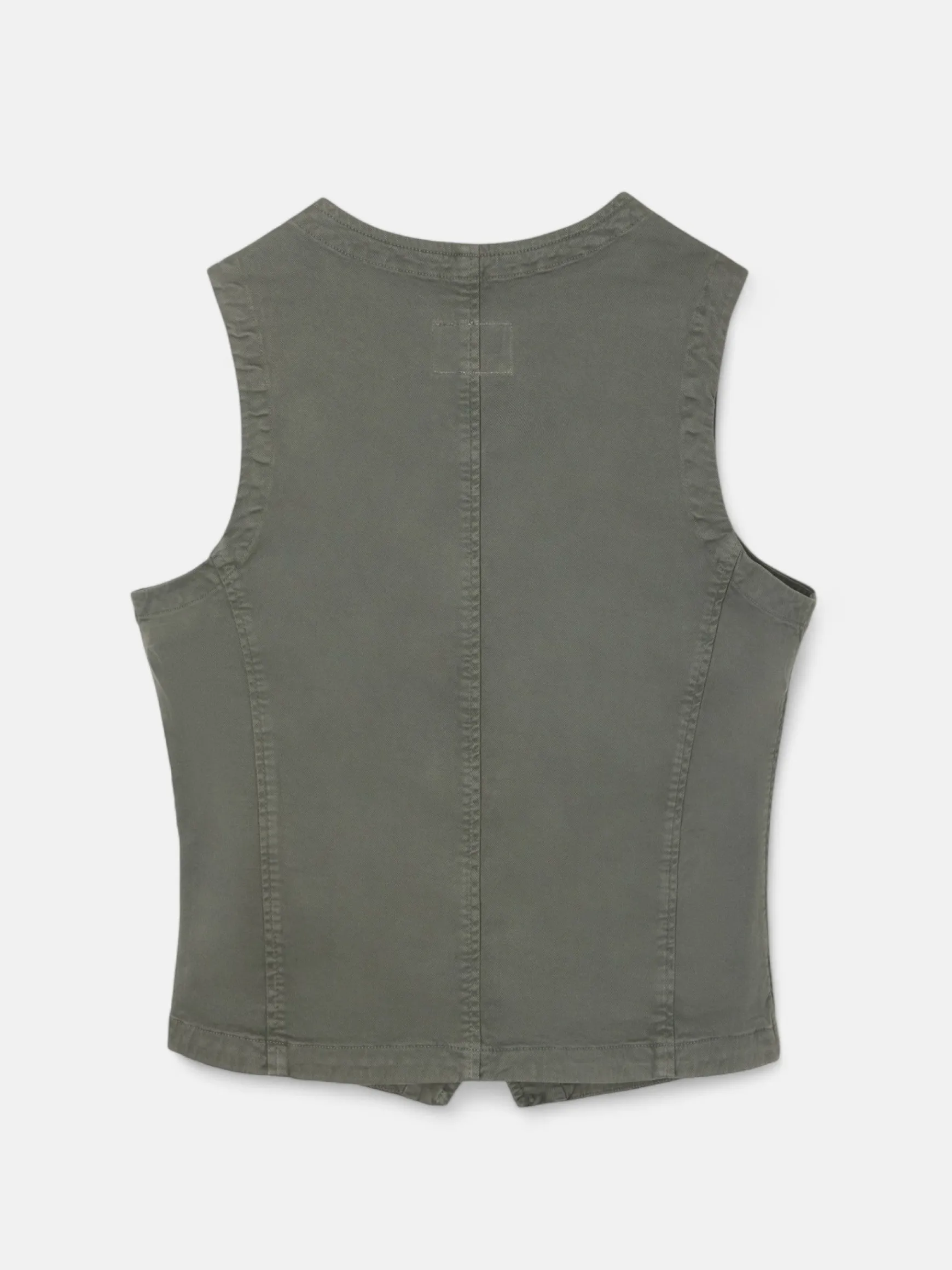 Online Silbon Chaleco multibolsillos Verde
