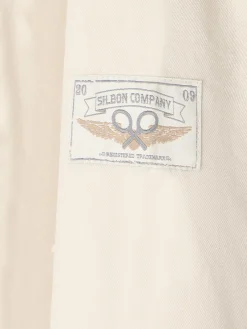Discount Silbon Chaqueta cinturon Beige