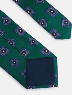 Clearance Silbon Corbata rombo irregular Verde