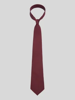 Clearance Silbon Corbata mini puntos Burdeos