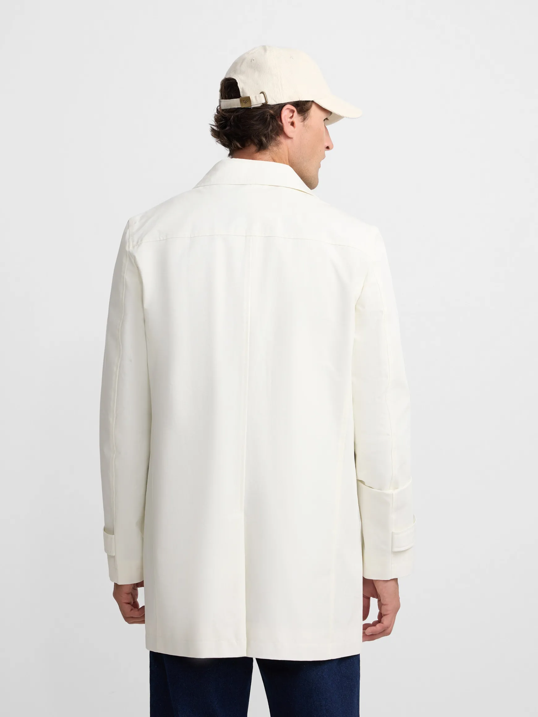 Silbon Gabardina corta Beige