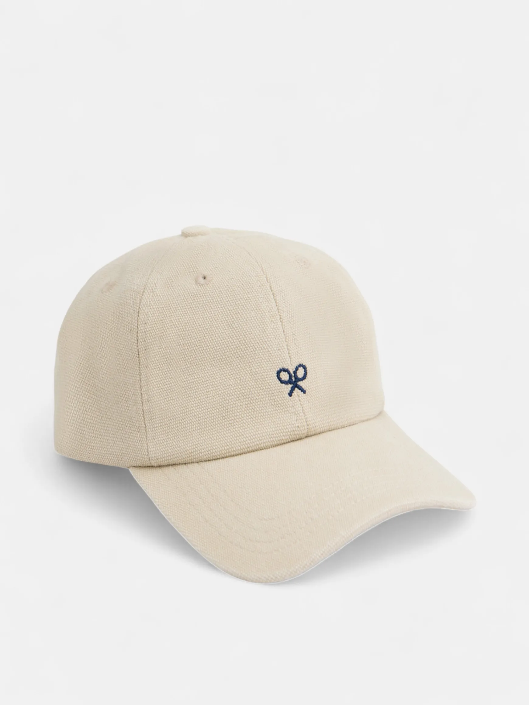 Best Silbon Gorra raquetas bordadas Beige