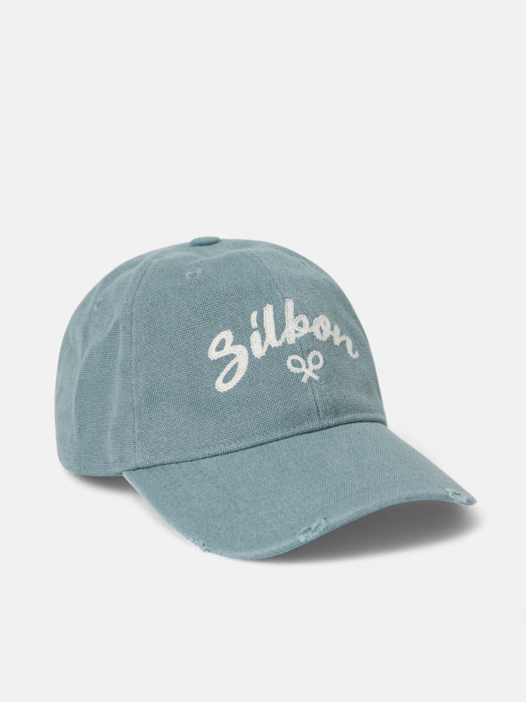 New Silbon Gorra desgastada Verde