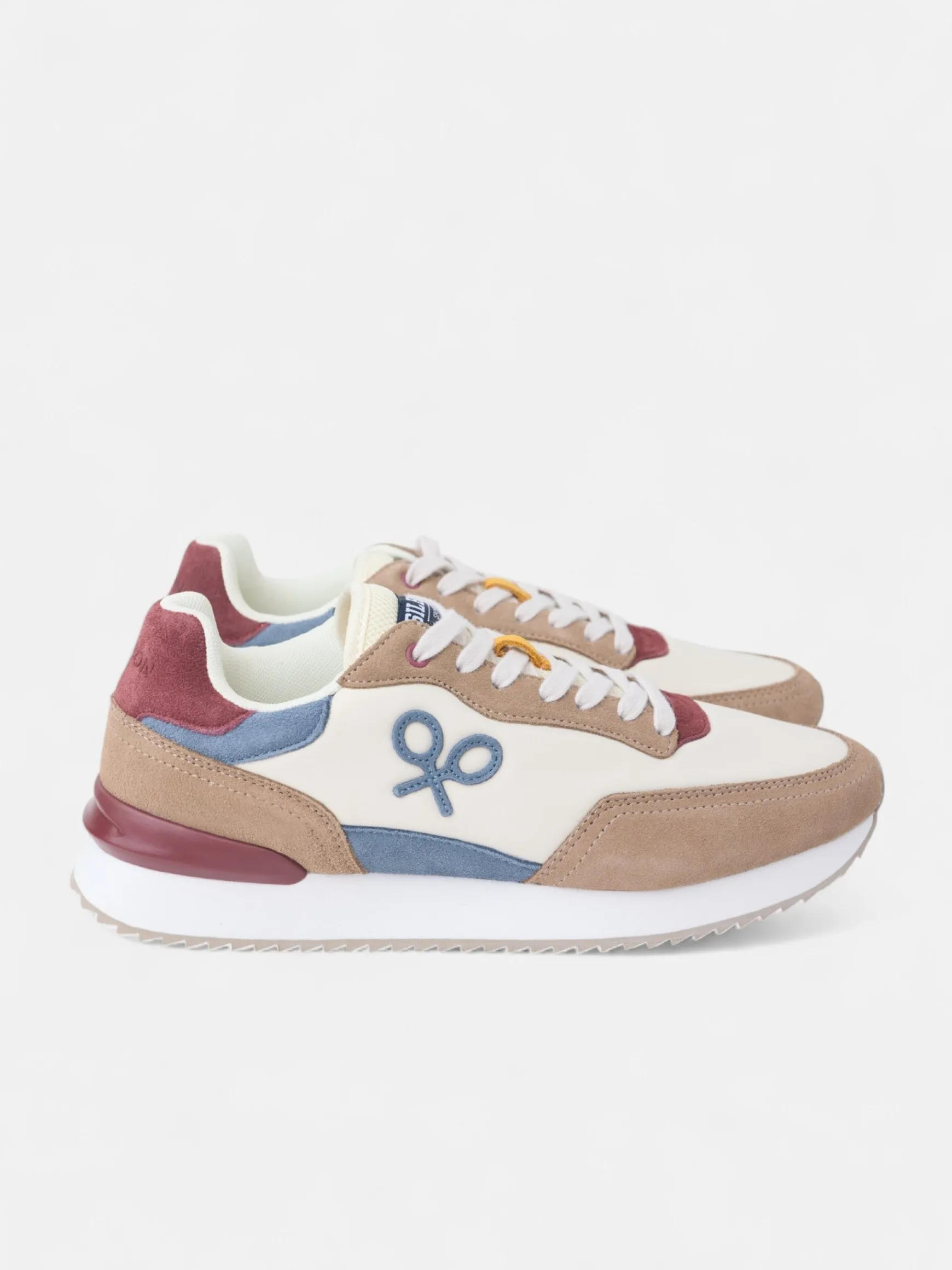 Hot Silbon Zapatilla running multicolor Beige