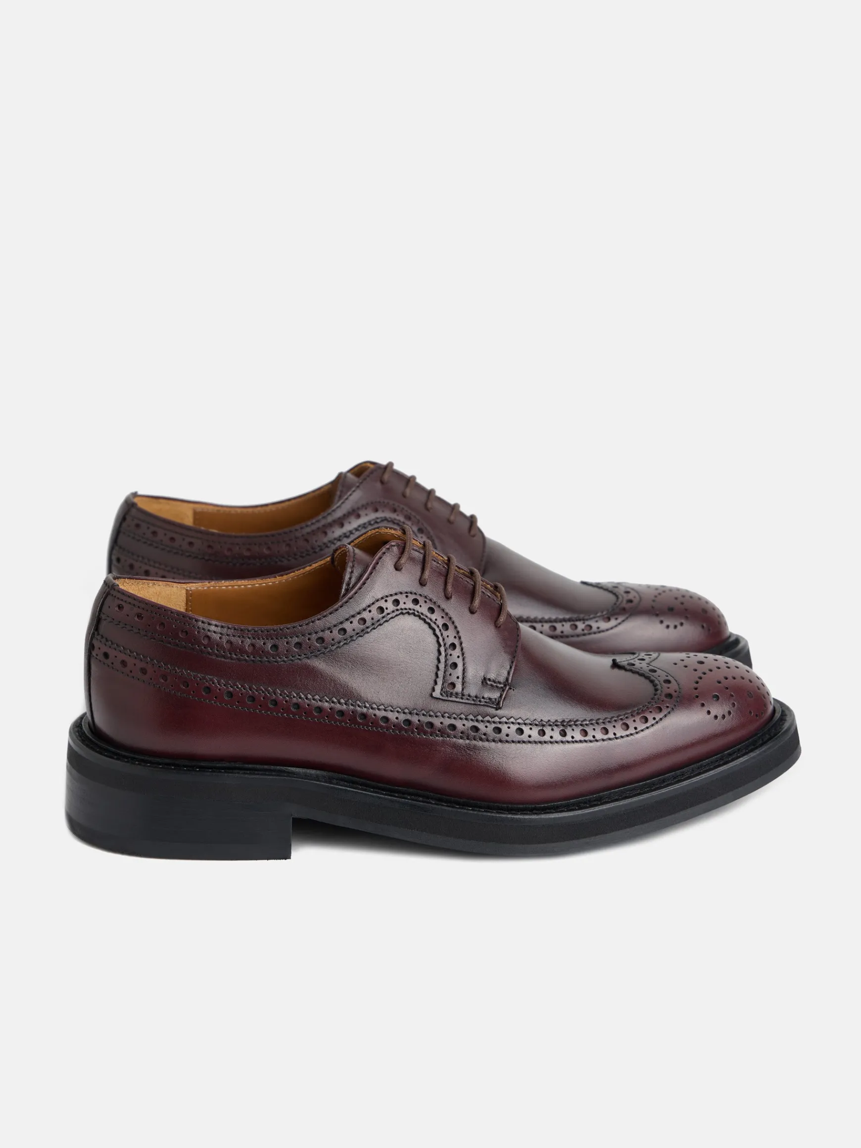 Best Silbon Zapato clasico piel perforado Burdeos