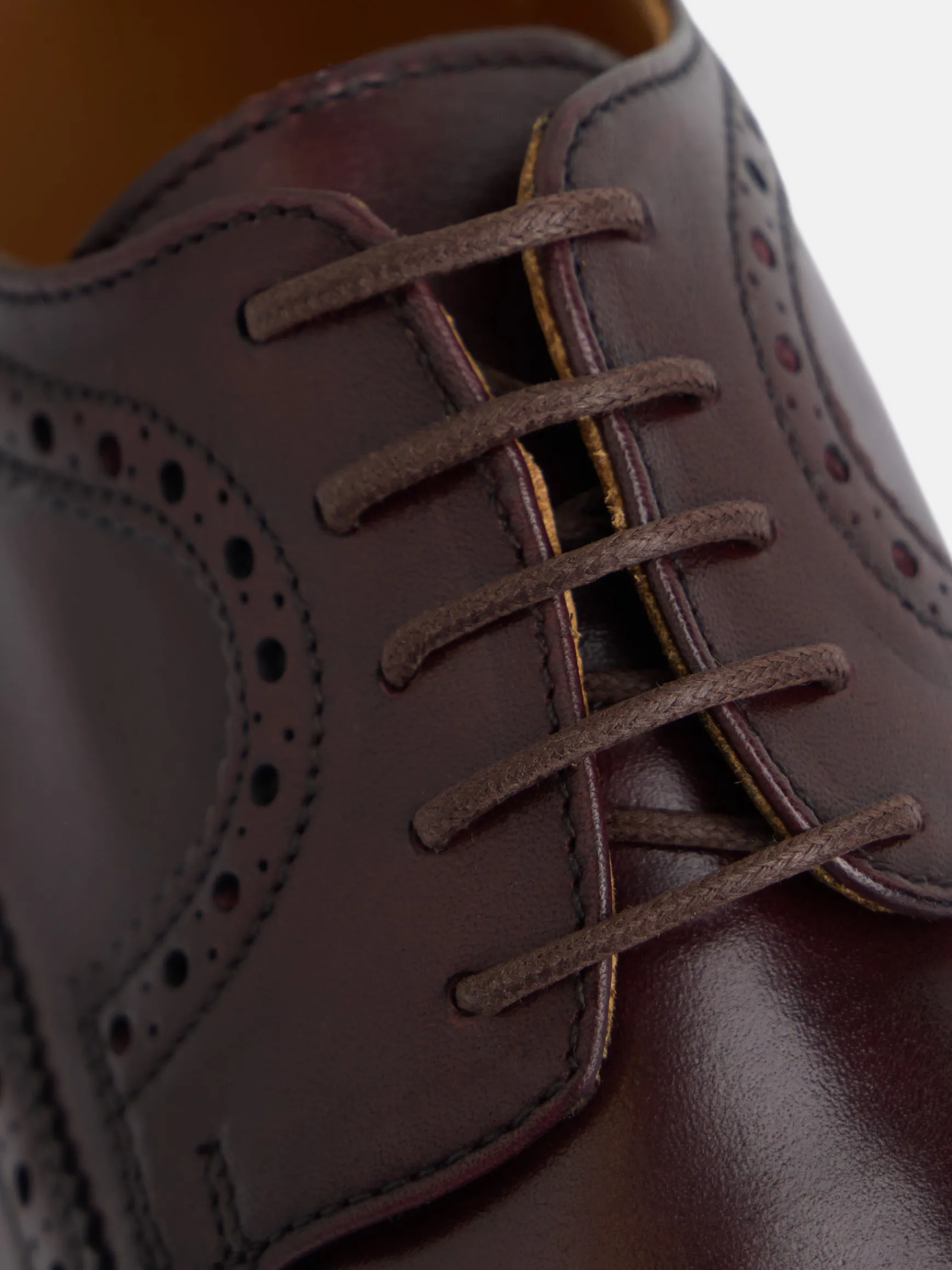 Best Silbon Zapato clasico piel perforado Burdeos