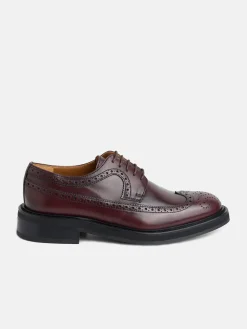 Best Silbon Zapato clasico piel perforado Burdeos