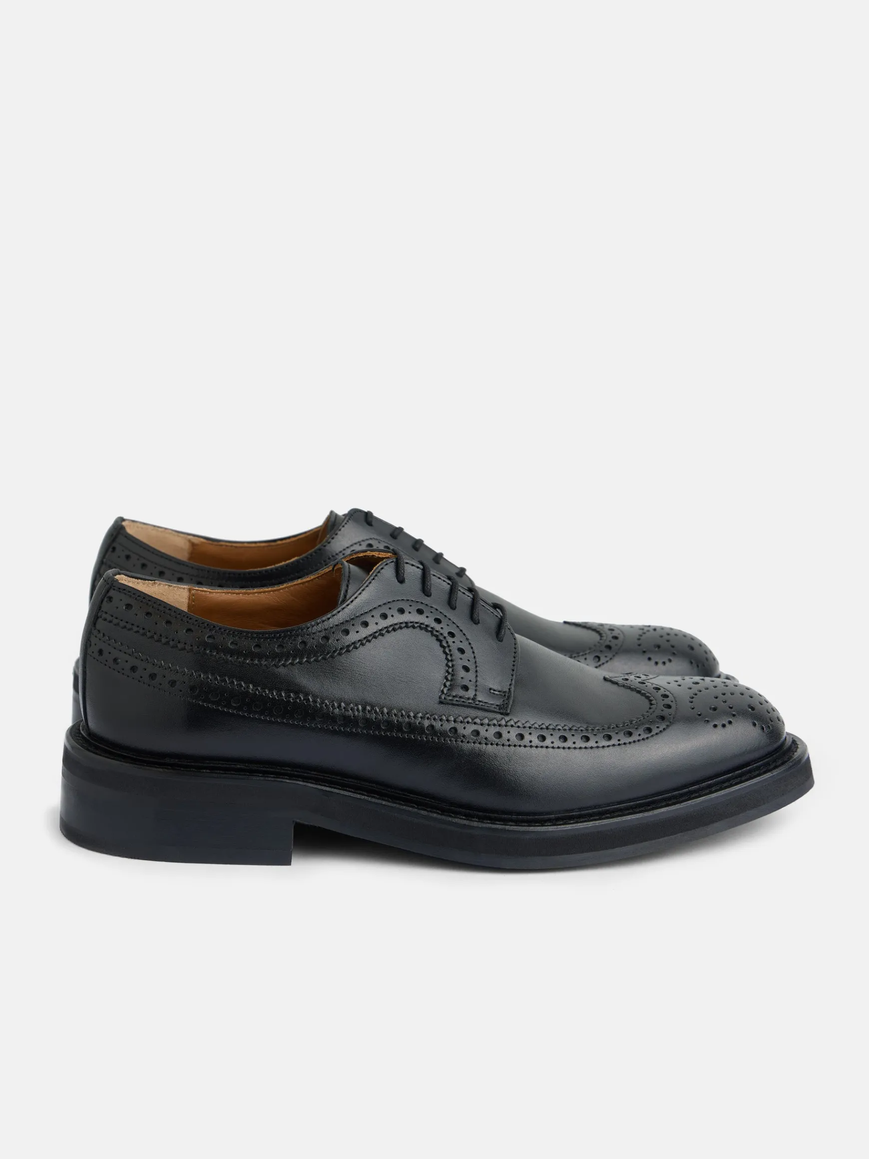 Best Silbon Zapato clasico piel perforado Negro