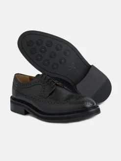 Best Silbon Zapato clasico piel perforado Negro