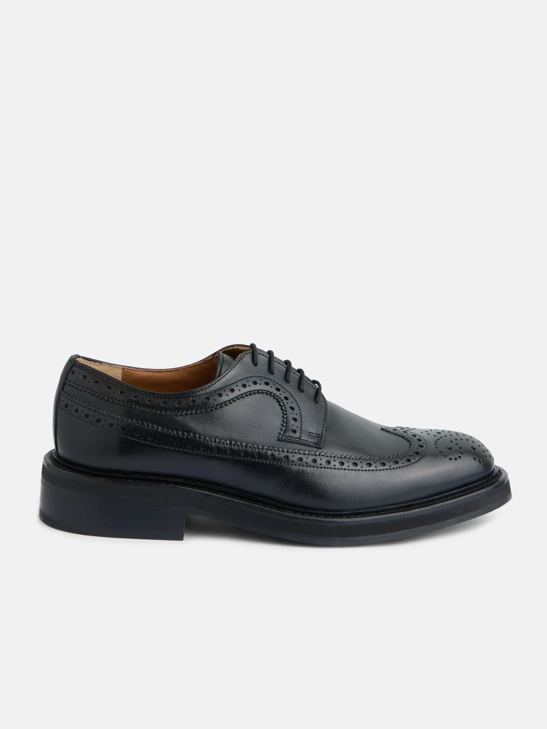 Best Silbon Zapato clasico piel perforado Negro